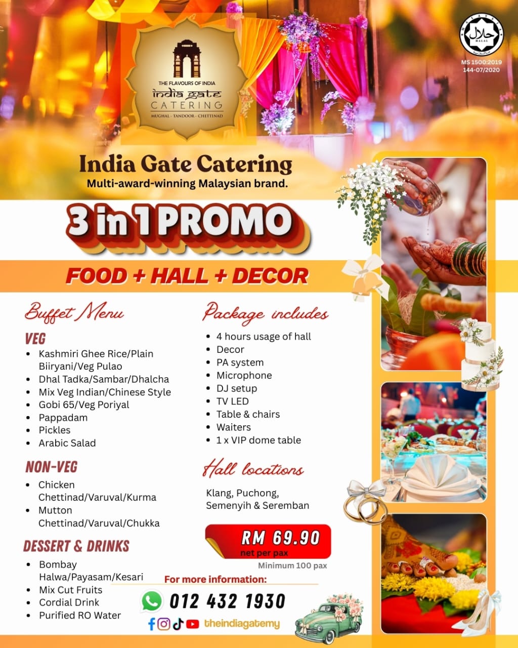 India Gate catering brochure page 3